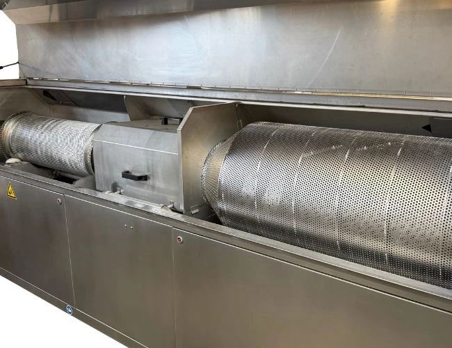 KSN Drum Washer Model 350 UST with ultrasonic cleaning for industrial parts cleaning.
