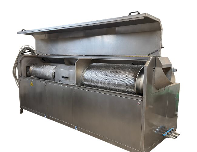 KSN Drum Washer Model 350 UST with ultrasonic cleaning for industrial parts cleaning.